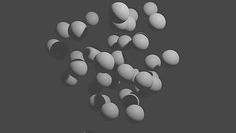 First rendered particle ensemble